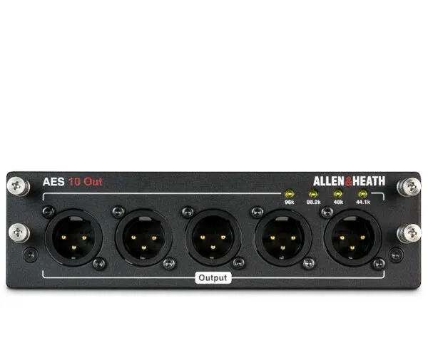 AES3 MODULE WITH 10 OUTPUTS W/ SRC 32KHZ TO 192KHZ
